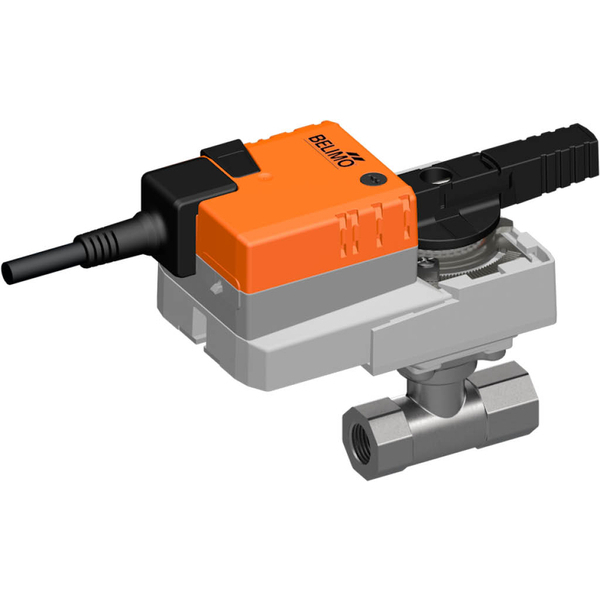 Belimo Characterized Valve Rp1/2 Kvs1.6 24VAC/DC 90s BACnet/Modbus/MP-Bus 10Nm IP54 R2015-1P6-S1/NR24A-MOD