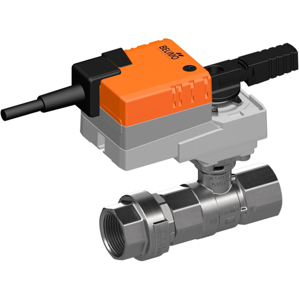 Elektrisches PI-Durchflussbegrenzungsventil Rp1'' Messing EPDM 3,6m3/h 100-240 V AC 25bar/362psi