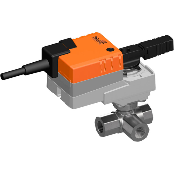 Belimo 3-Wege Charakterisierte Ventil Rp1/2 Kvs0.25 24VAC/DC 90s BACnet/Modbus 5Nm IP40 RJ12 R3015-P25-S1/LR24A-MOD-J6