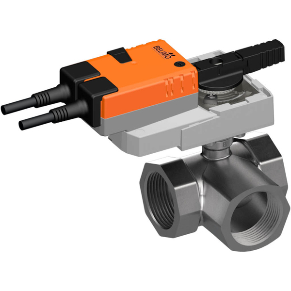 Belimo 3-Way Ball Valve Rp2 Kvs24 24VAC/DC 9s 2-point 16Nm IP54 R3050-BL3/SRQ24A