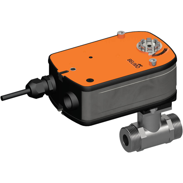 Belimo Characterized Valve G1 Kvs1 24VAC/DC Fail-Safe 75s 2-point 4Nm IP54 SPDT R410/LRF24-S