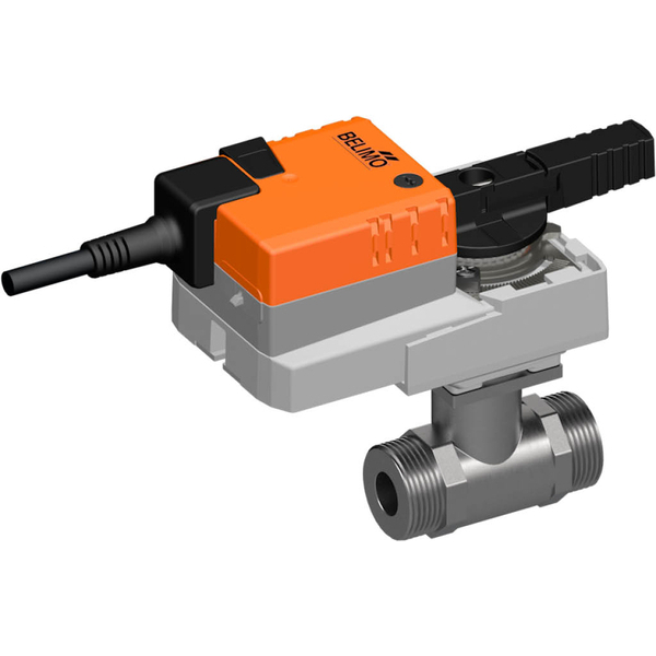 Belimo Ball Valve G1 Kvs8.6 24VAC/DC 90s BACnet/Modbus/MP-Bus 0-10/2-10V 10Nm IP54 R415/NR24A-MOD