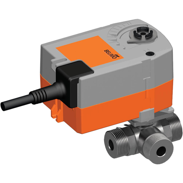 Belimo 3-Way Characterized Valve G3/4 Kvs0.4 24VAC/DC Fail-Safe 90s 3-point 2.500Nm IP42 R506K/TRF24-2