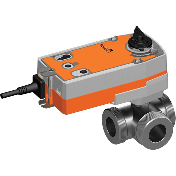 Belimo 3-Way Characterized Valve G2 Kvs10 100-240VAC Fail-Safe 90s 3-point 10Nm IP54 R529/NRF230A-3