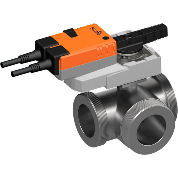 Belimo 3-Way Characterized Valve G2-3/4 Kvs25 24VAC/DC 9s 2-point 16Nm IP54 R548/SRQ24A