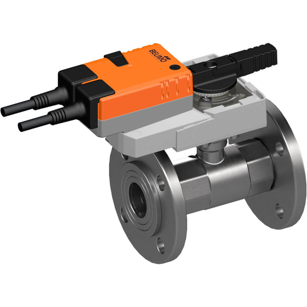 Belimo Ball Valve DN32 Flange Kvs32 24VAC/DC 90s BACnet/Modbus 10Nm IP40 R6032R-B3/VNR24A-LP1