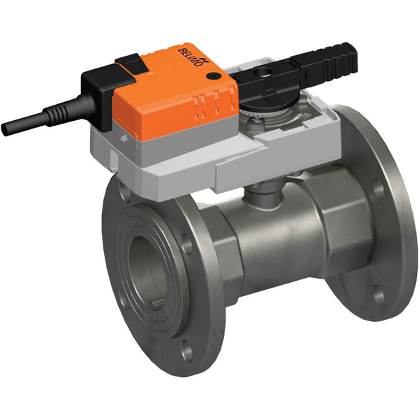 Belimo Ball Valve DN50 Flange Kvs49 24VAC/DC 90s MP-Bus 0-10/2-10V 20Nm IP54 R6050R-B3/SR24A-MP