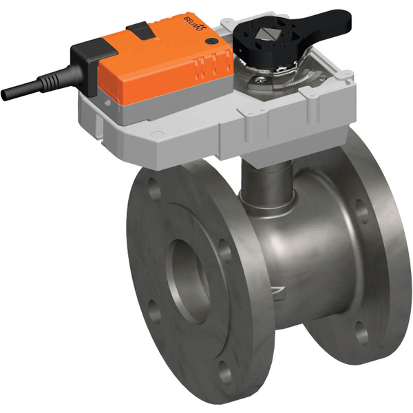 Belimo Characterized Valve DN100 Flange Kvs160 100-240VAC 35s 2-point 40Nm IP54 R6100W160-S8/GRC230A-5