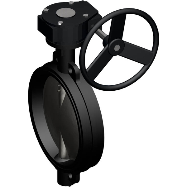 Belimo Vanne Papillon DN450/PN16 Wafer GGG40 EPDM Engrenage À Vis Sans Fin D6450N/ZD6N-S450