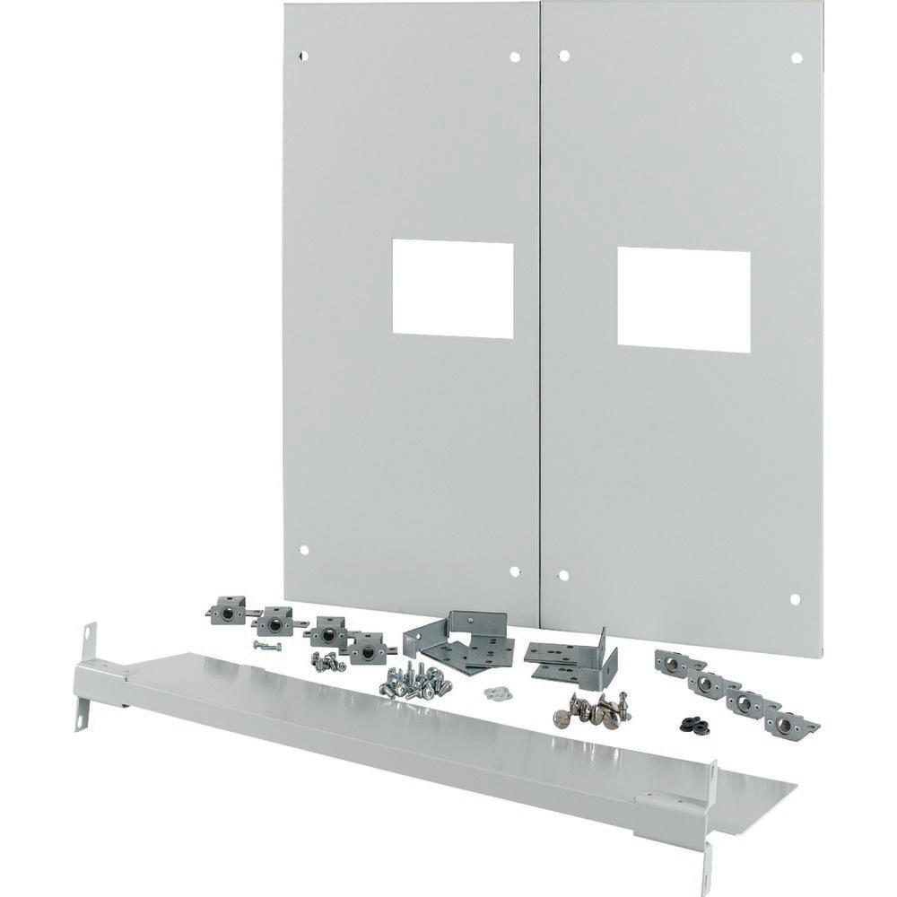 Eaton Front Cover 2xNZM4 3P Fixed Mounting Width 800mm Grey - 187144