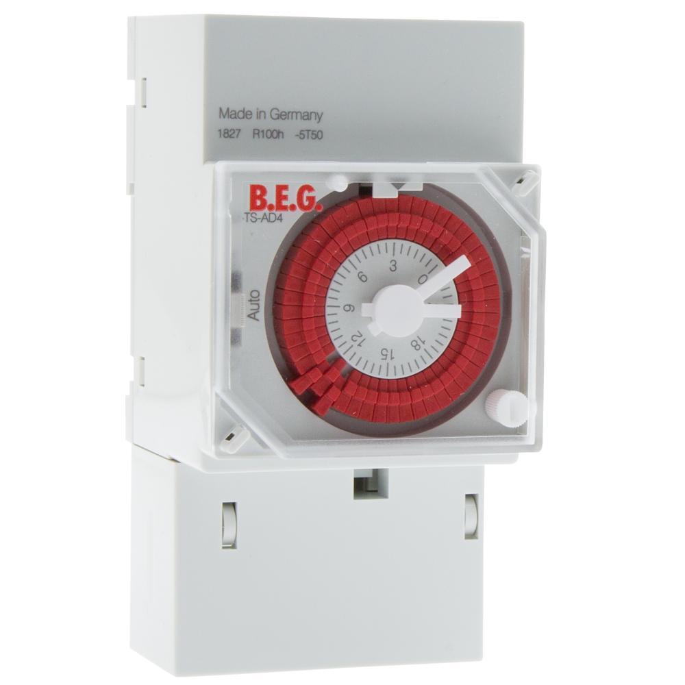 BEG TS-AD4 Analog Clock With Backup Power Supply - 92680