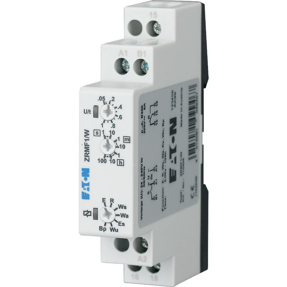 Eaton Timing Relay ZRMF1/W 1-Contact 1W Width 1TE - 110406