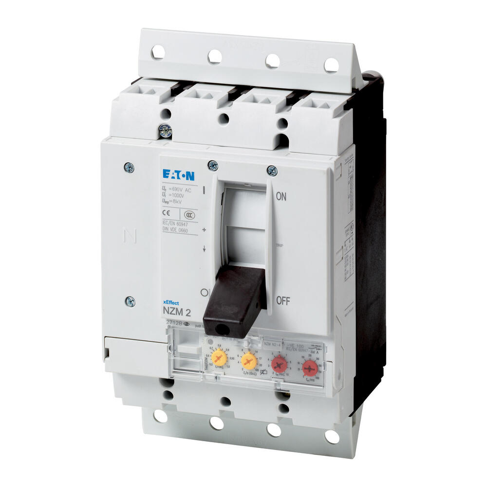 Eaton Interruptor automático 4P 160A 150KA Módulo enchufable NZM2 - 113390