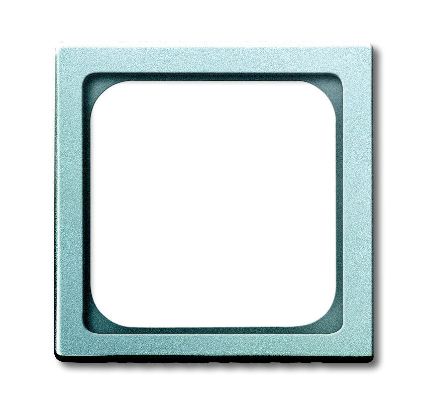 ABB Busch-Jaeger Placa de transición plateada de aluminio 50x50mm - 2CKA001710A3677