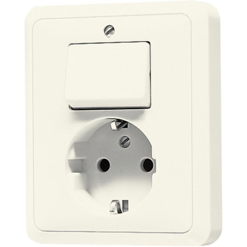 Jung Combination Switch ST550 White With R/A - 5576EU