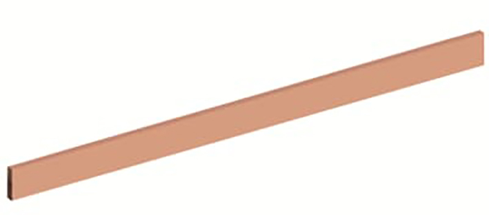 ABB Copper Bar 30x5mm Single 400A B5 ZX1023 - 2CPX041892R9999