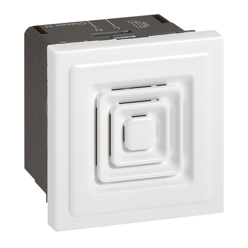 Legrand Mosaic Détecteur d'alarme IP41 IK04 2 Modules 12-48V - 041507