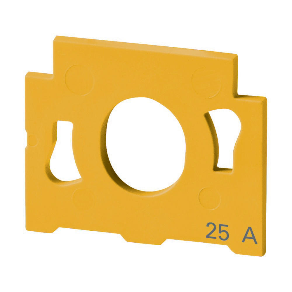 Eaton 25A Adapter Yellow Rating Plug - 1713626