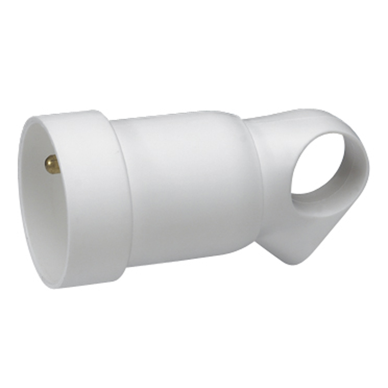 Legrand Contrast Plug PA White - 050421