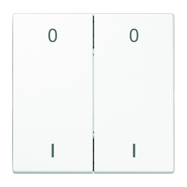 Jung Transmisor de pared inalámbrico EnOcean LS990 blanco de 4 canales con símbolos - ENOLS995-01WW