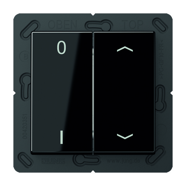 Jung EnOcean A500 Radio Wall Transmitter With Symbols - ENOA595P01SW