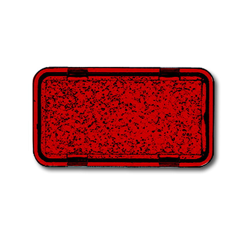 ABB Busch-Jaeger Red Lens Cover WIP 2106 IP44 - 2CKA001714A0294