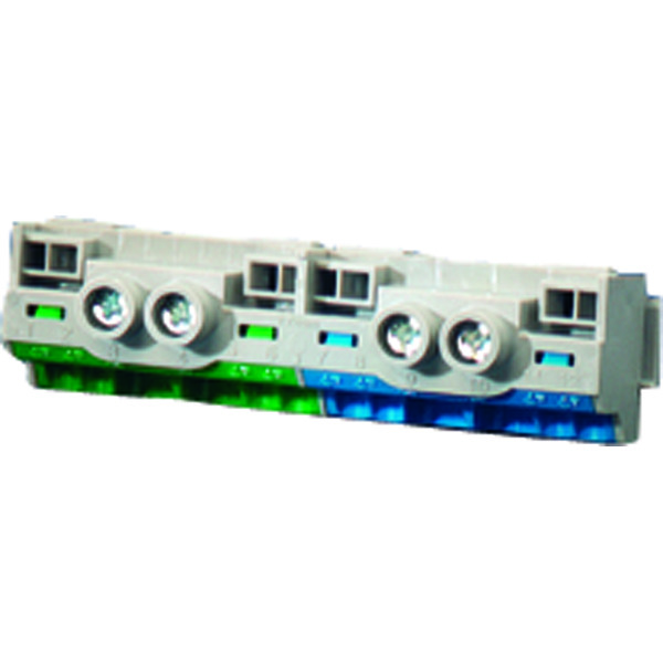 Abrazadera Hensel PE y N Múltiples Colores Conexión por Tornillo - KV FC 04