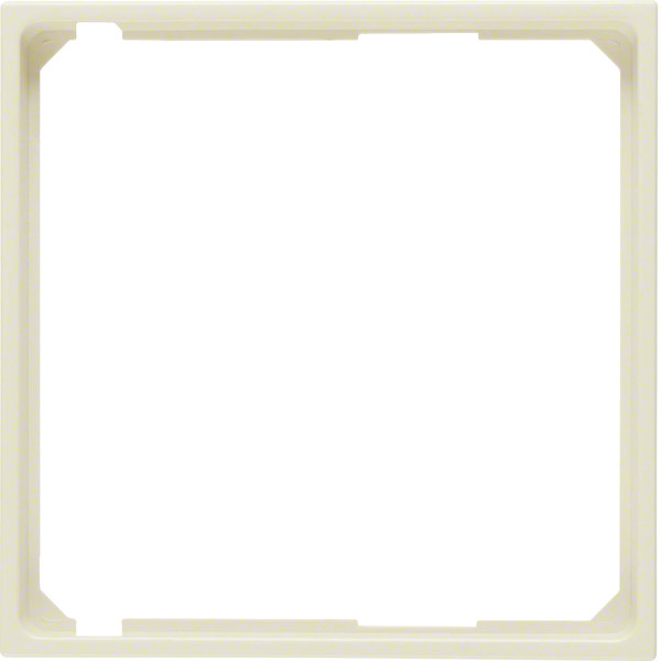 Hager Berker S1 Intermediate Ring For Central Plate Glossy White - 11098982