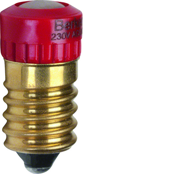 Hager Berker Lámpara LED E14 Control Luz Roja 230V 4.2MA - 167901