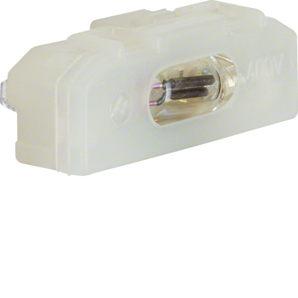 Hager Berker Neon Lamp Element For 3-Pole Switch 400V 0.5mA Clear - 1600