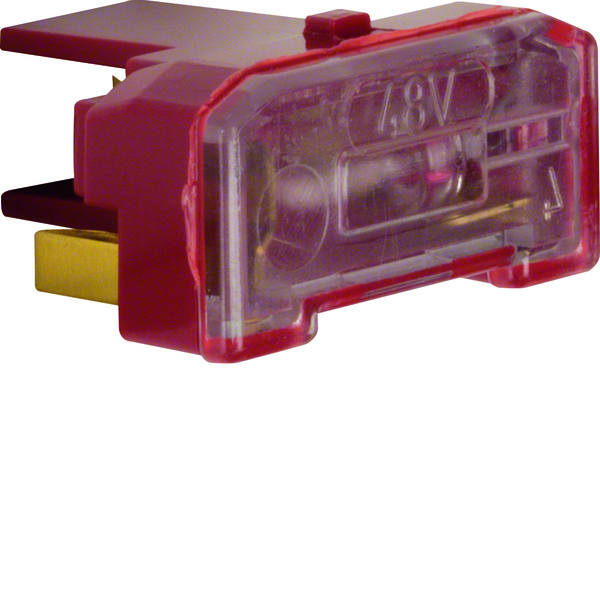 Hager Berker Elemento luminoso rojo con terminal N 48V 25mA - 167603