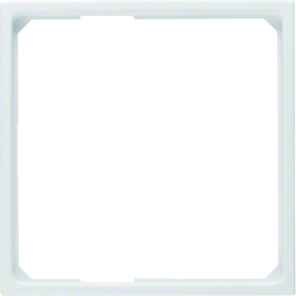 Hager Berker Anneau d'adaptation pour pièce centrale 50x50mm blanc mat - 11091919