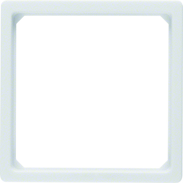 Hager Berker Adapter Ring For Central Plate 50x50mm Polar White - 11096079