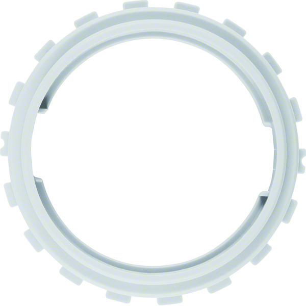 Hager Berker Integro 5mm Material Thickness Clamping Ring Grey - 81836