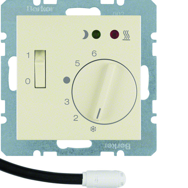 Termostato de suelo radiante Hager Berker con interruptor de contacto - 20348982