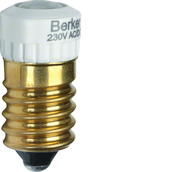 Hager Berker Lámpara LED Blanca E14 Con Control de Luz - 1679