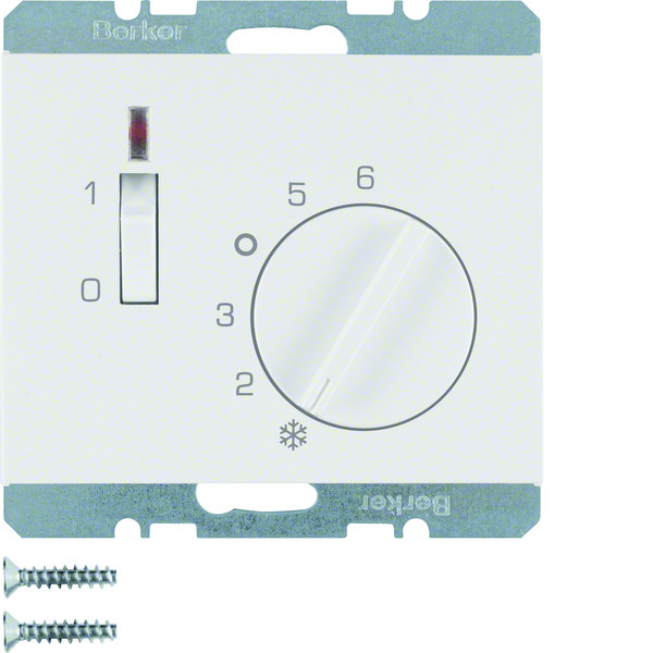 Hager Berker Thermostat With NC Contact And LED Indicator - 20307109