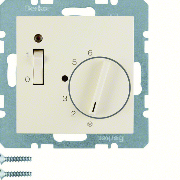 Hager Berker Raumthermostat mit Öffnerschalter und LED - 20308982