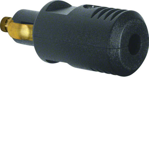 Hager Berker 12V Integrated Plug Basic Element Black Matte - 4637