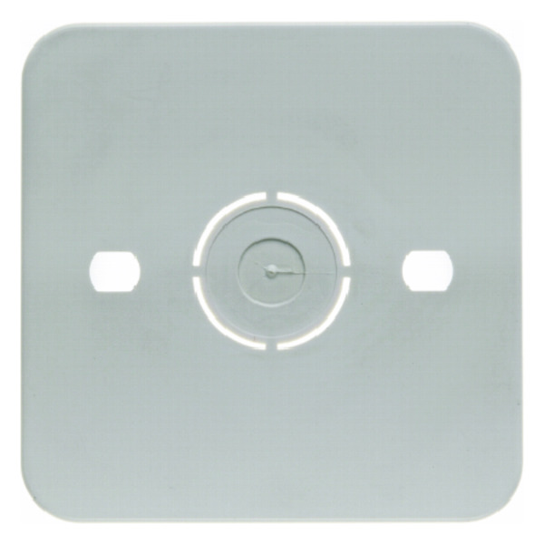 Hager Berker Flame Retardant Base Plate 1 Gang Surface Mount White - 105250