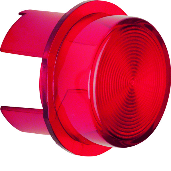 Hager Berker E10 Rotes Klarsichtglas für Lichtsignaltaster - 1281