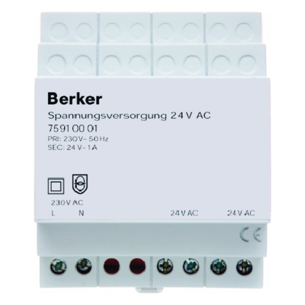 Hager Berker Alimentation 24V AC DIN Light Grey KNX/EIB - 75910001