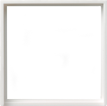 Gira Square Adapter Frame 50x50mm System 55 Pure White - 028203