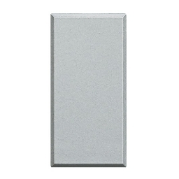 Bticino Axolute Tech Blank Plate 1 Module Grey Aluminum - BTHC4950