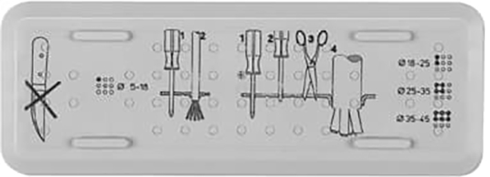 ABB ZB43 Bride à membrane pour armoires Combiline - 2CPX038183R9999