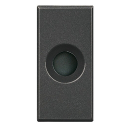 Bticino Axolute Anthracite Sortie de câble 9mm 1 Module - BTHS4953