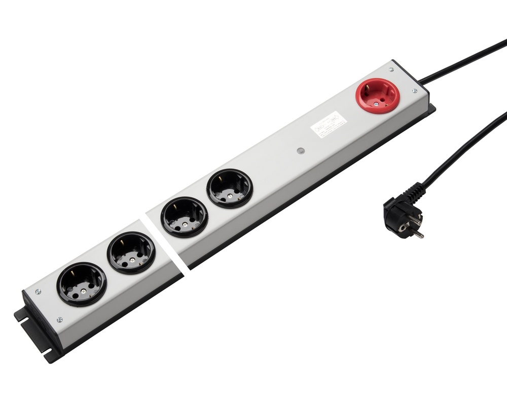 Martin Kaiser Power Strip 5-Way 90 degrés Master Slave 3M Cable (Prise européenne) - 1071ZL5L-SW3