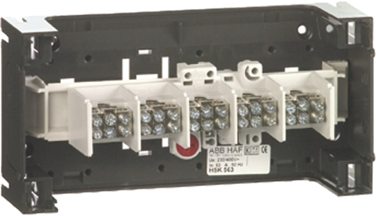 ABB HSK563 Boîte à bornes 63A 5 unités 2x16 1x25mm - 6963.120