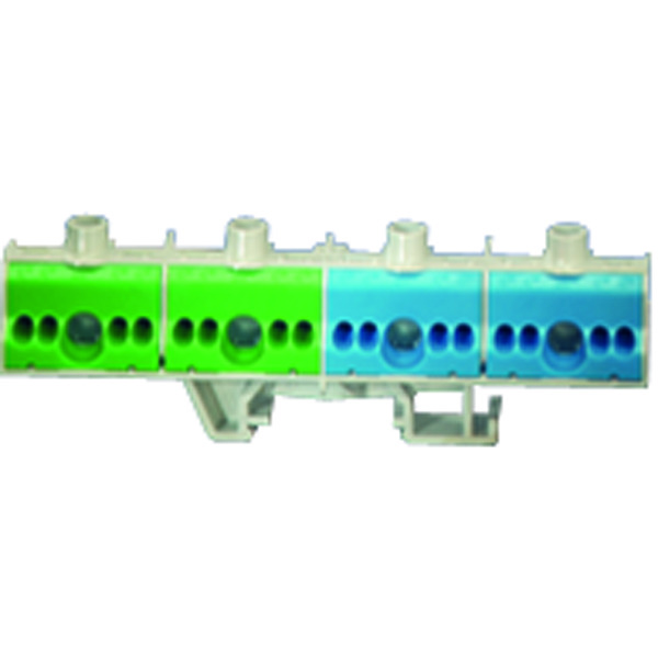 Hensel PE And Null Insertion Clamp With DIN Rail - Multiple Colors - FC PN 20