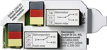 Module relais détecteur de fumée double Gira - 234000